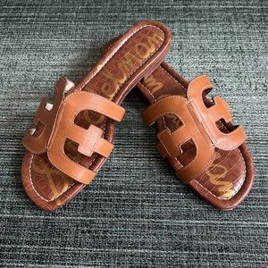 Sam Edelman Brown Leather Sandal SZ 9.5